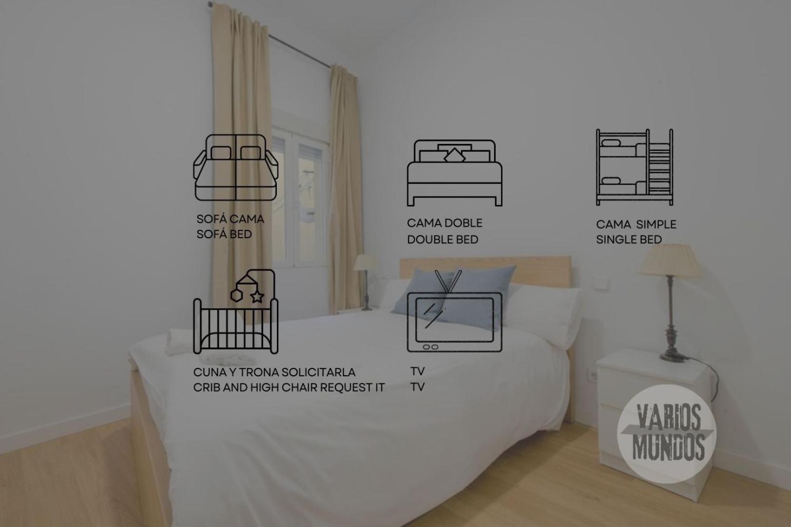 Acogedor Apt Para 5Pax En El Corazon De Chamberi Madrid Luaran gambar