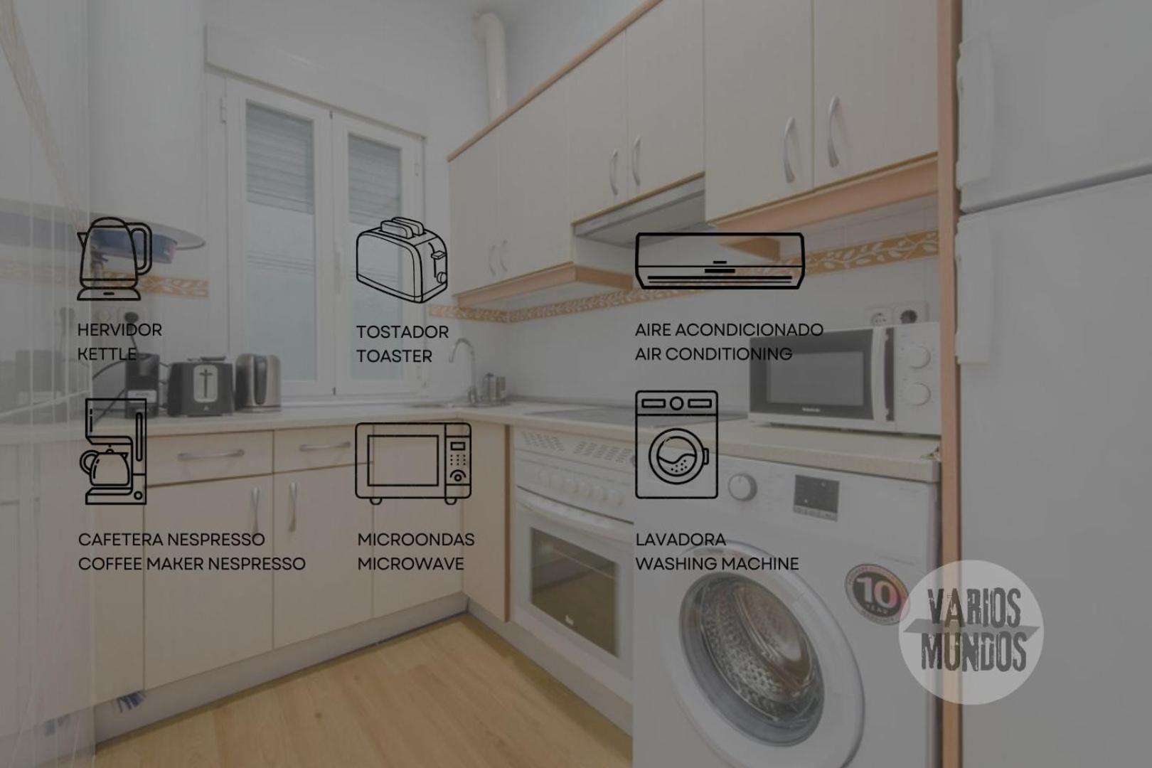 Acogedor Apt Para 5Pax En El Corazon De Chamberi Madrid Luaran gambar